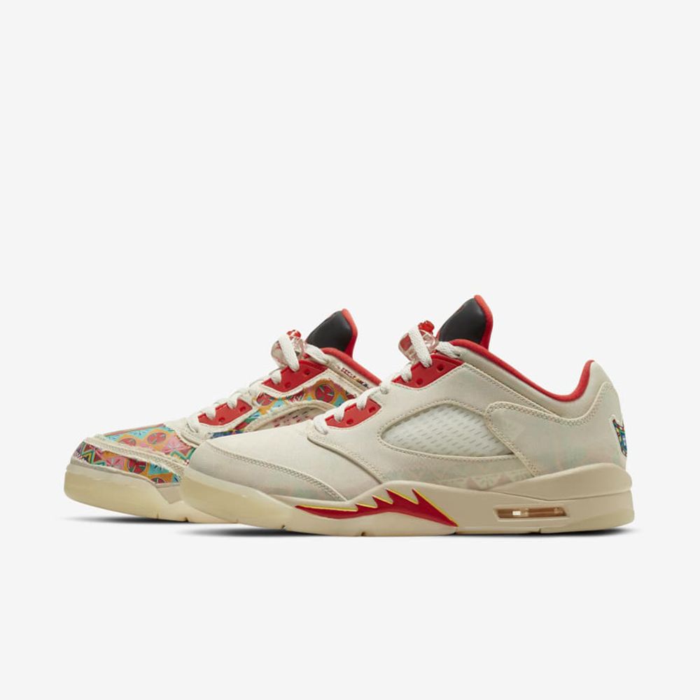 JORDAN 5 RETRO LOW CHINESE NEW YEAR 2021 SNEAKERS (DD2240-100)