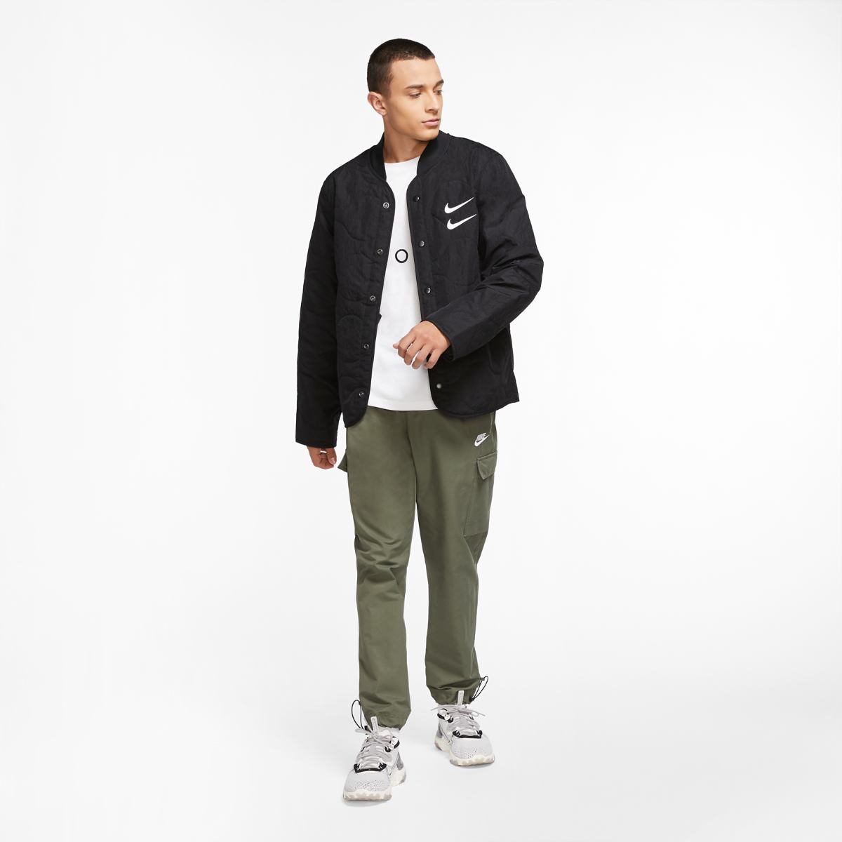 КУРТКА NIKE M NSW SWOOSH JKT + QUILTED (CU3922-010)