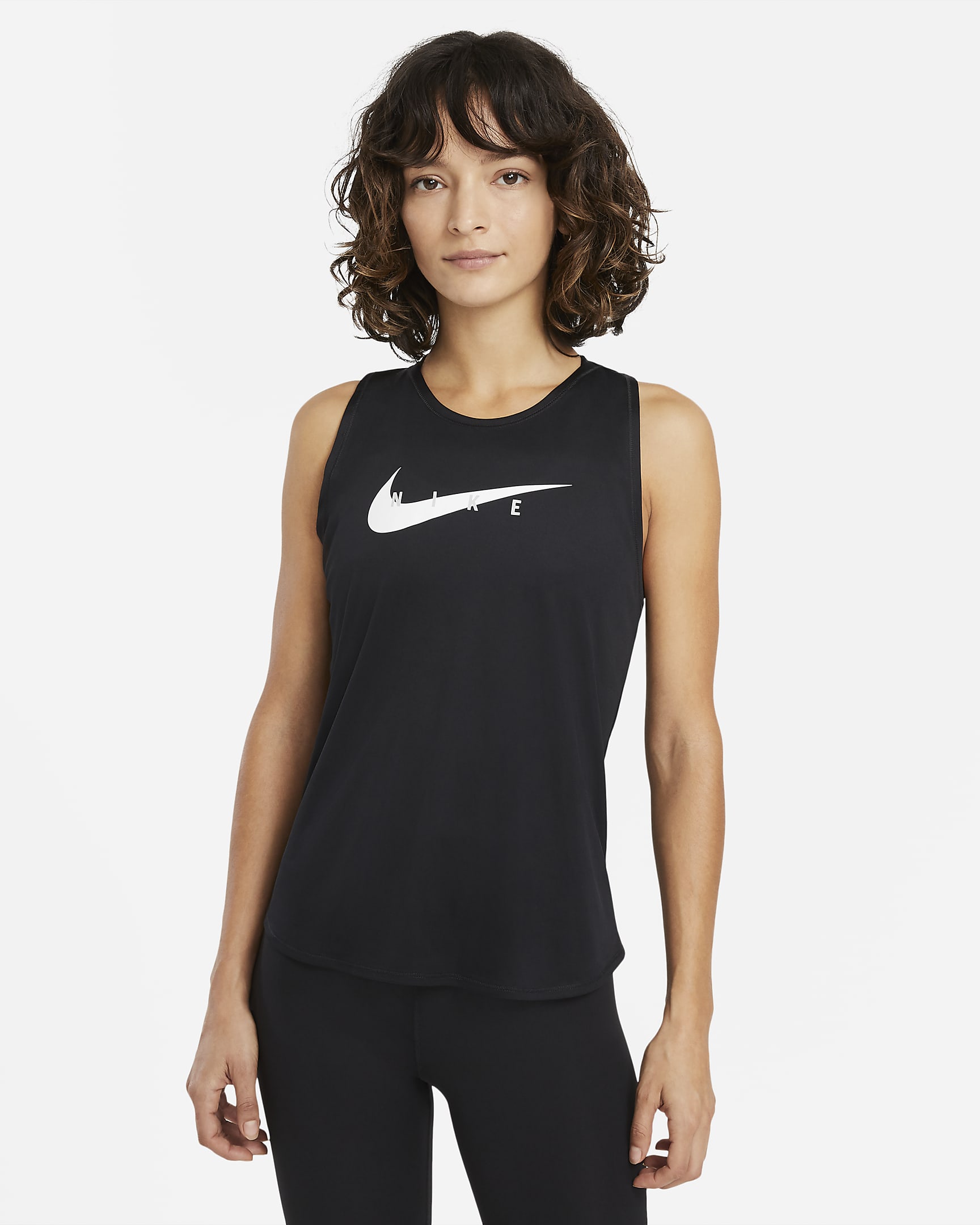 T-SHIRT NIKE W NK SWOOSH LONG LINE BRA (CZ9311-010)