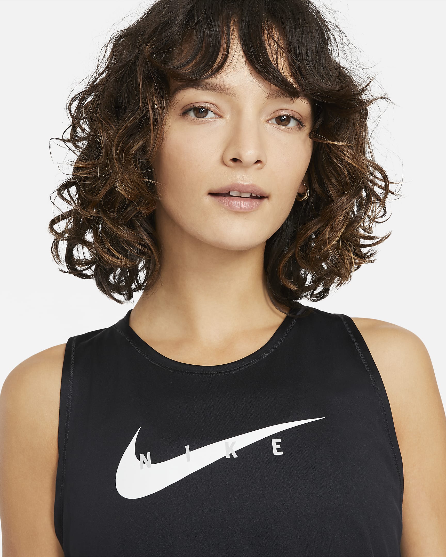 T-SHIRT NIKE W NK SWOOSH LONG LINE BRA (CZ9311-010)