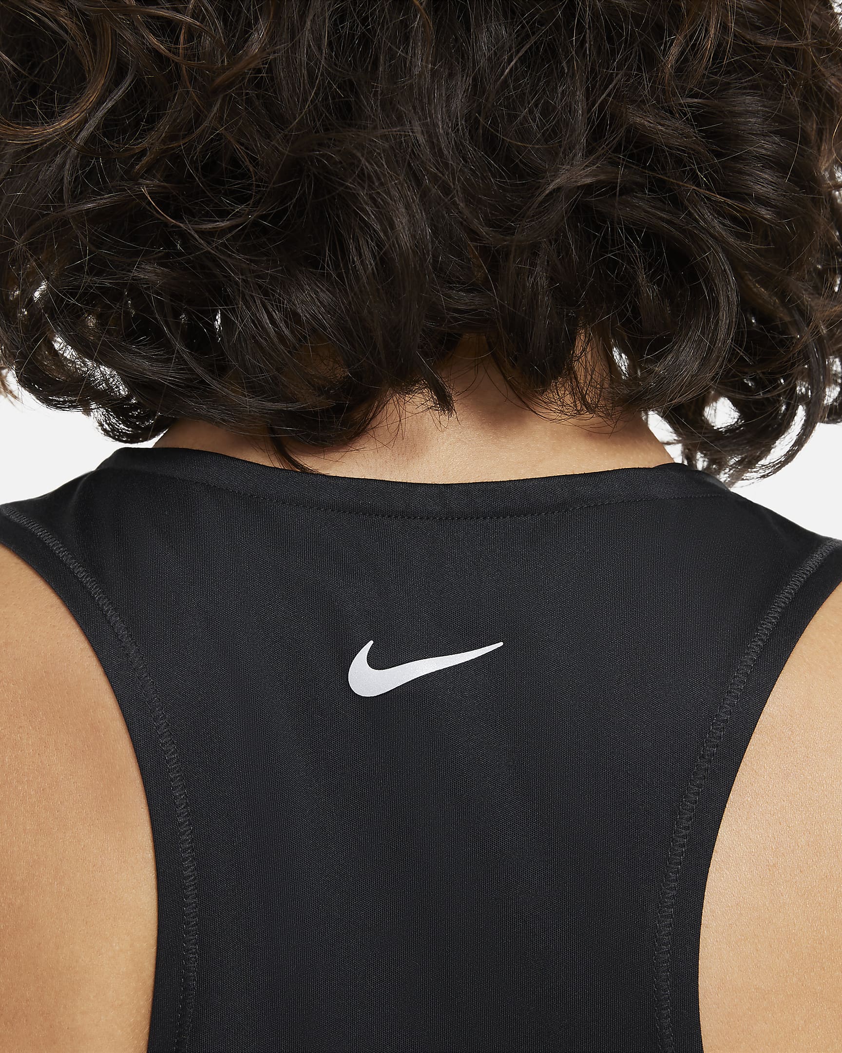 T-SHIRT NIKE W NK SWOOSH LONG LINE BRA (CZ9311-010)