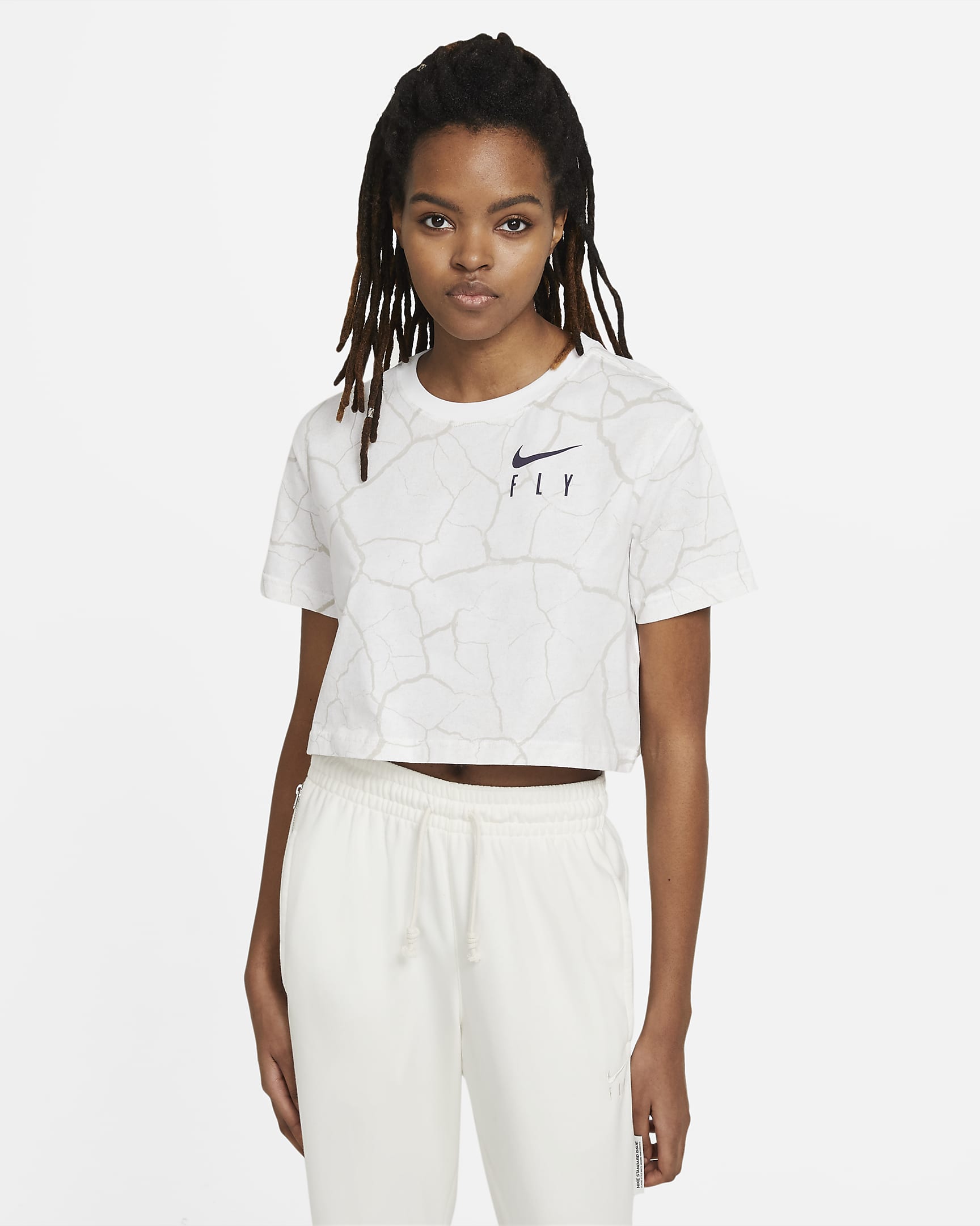 ФУТБОЛКА NIKE W NK CROP TEE (DD0837-100)