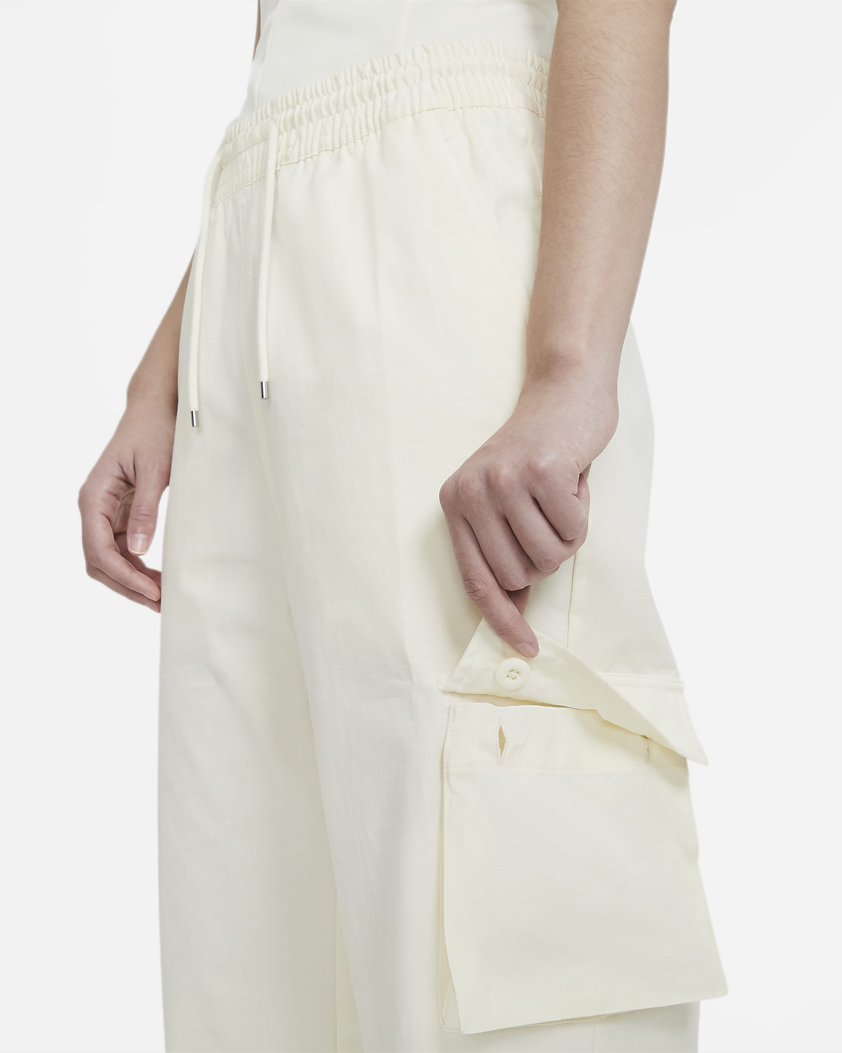 PANTS NIKE W NSW ICN CLASH PANT CANVAS HR (CZ9330-113)