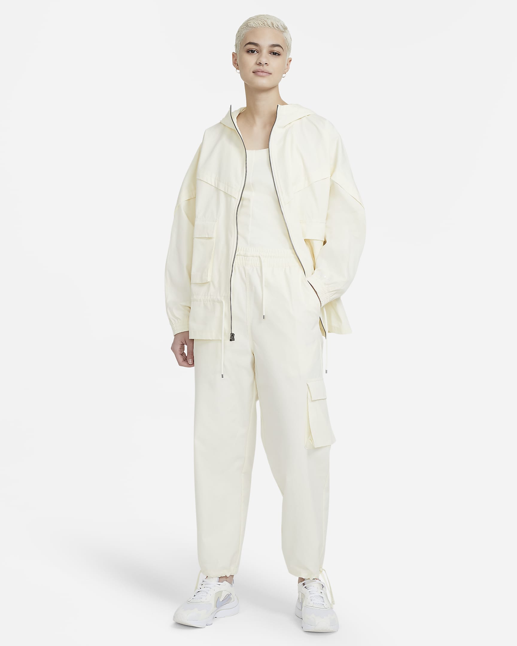 PANTS NIKE W NSW ICN CLASH PANT CANVAS HR (CZ9330-113)