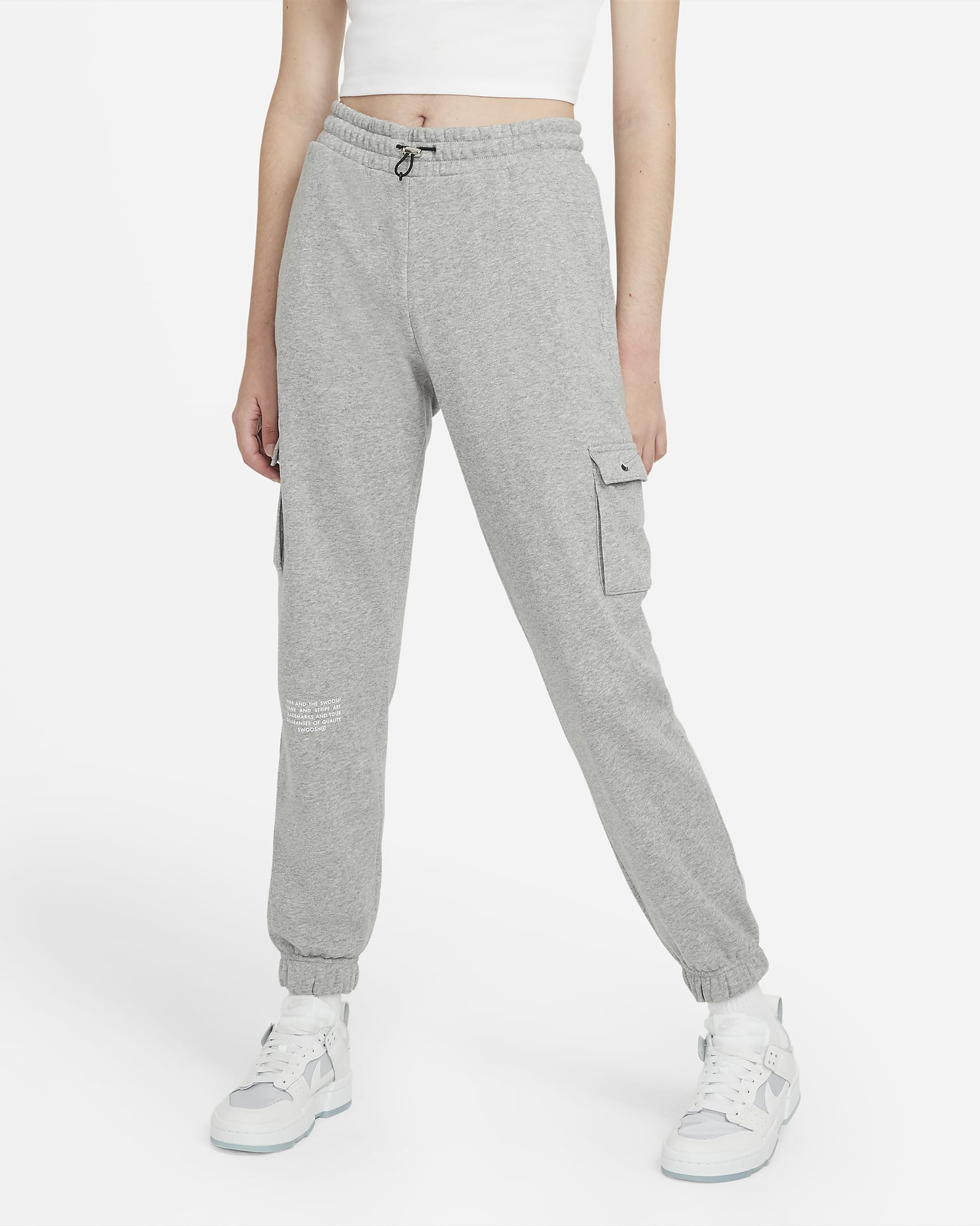 PANTS NIKE W NSW SWSH PANT FT MR (CZ8905-063)
