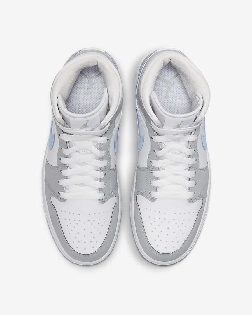 WMNS AIR JORDAN 1 MID SNEAKERS (BQ6472-105)