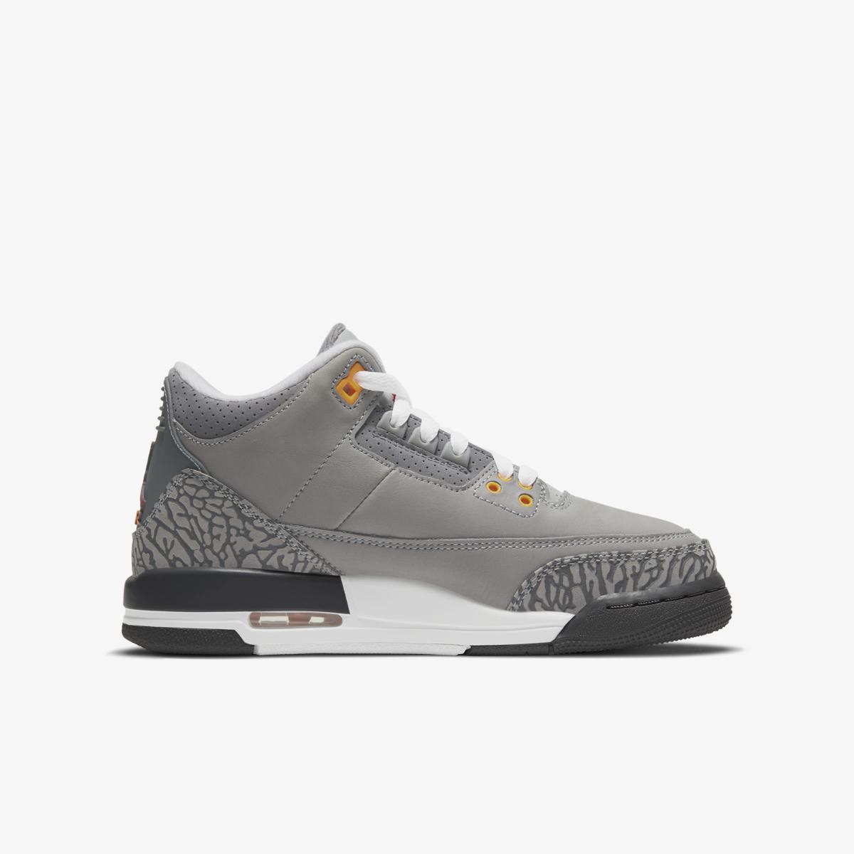 AIR JORDAN 3 RETRO SNEAKERS (GS) (398614-012)