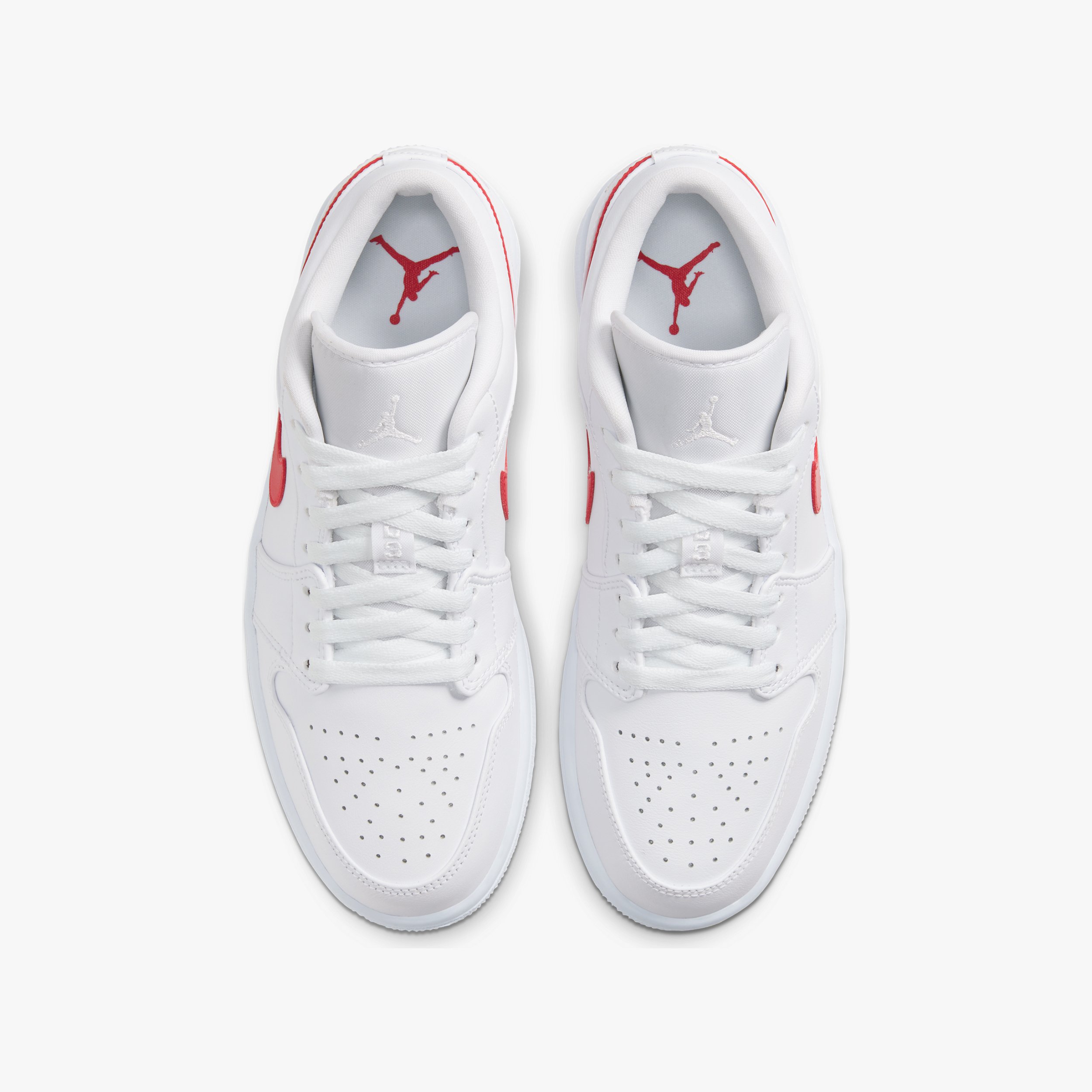 КРОСІВКИ AIR JORDAN 1 LOW WHITE UNIVERSITY RED (AO9944-161)