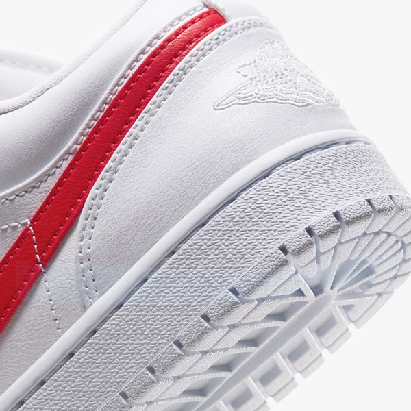 КРОСІВКИ AIR JORDAN 1 LOW WHITE UNIVERSITY RED (AO9944-161)