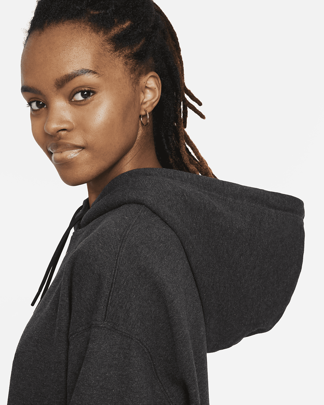 SWEATSHIRT NIKE W NSW ESS FLC HOODIE CLCTN RE (DJ6939-010)