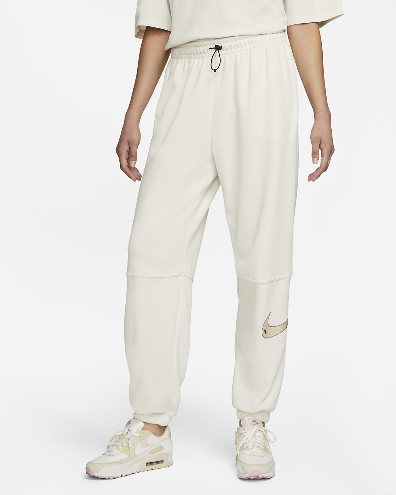 PANTS NIKE W NSW SWSH FLC HR JOGGER (DM6205-030)