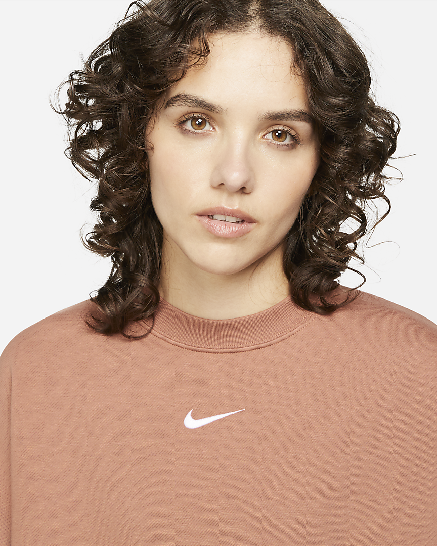 SWEATSHIRT NIKE W NSW ESSNTL CLCTN FLC OS CRW (DJ7665-215)