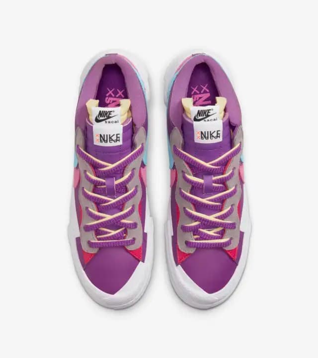 КРОСІВКИ NIKE BLAZER LOW / SACAI / KAWS (DM7901-500)