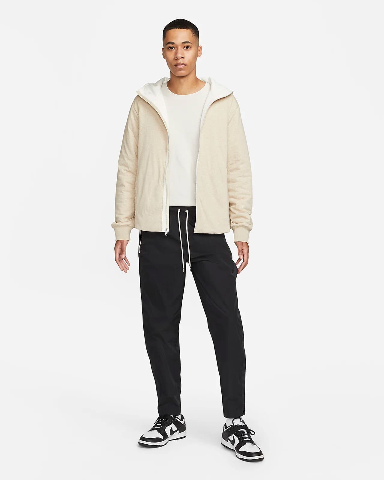 ТОЛСТОВКА NIKE M NSW STE FILLED FZ HOODIE (DM6651-250)