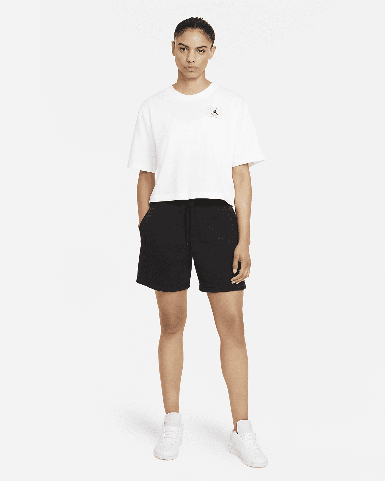 T-SHIRT W JORDAN ESSENTIALS BOXY T-SHIRT (DD7054-100)