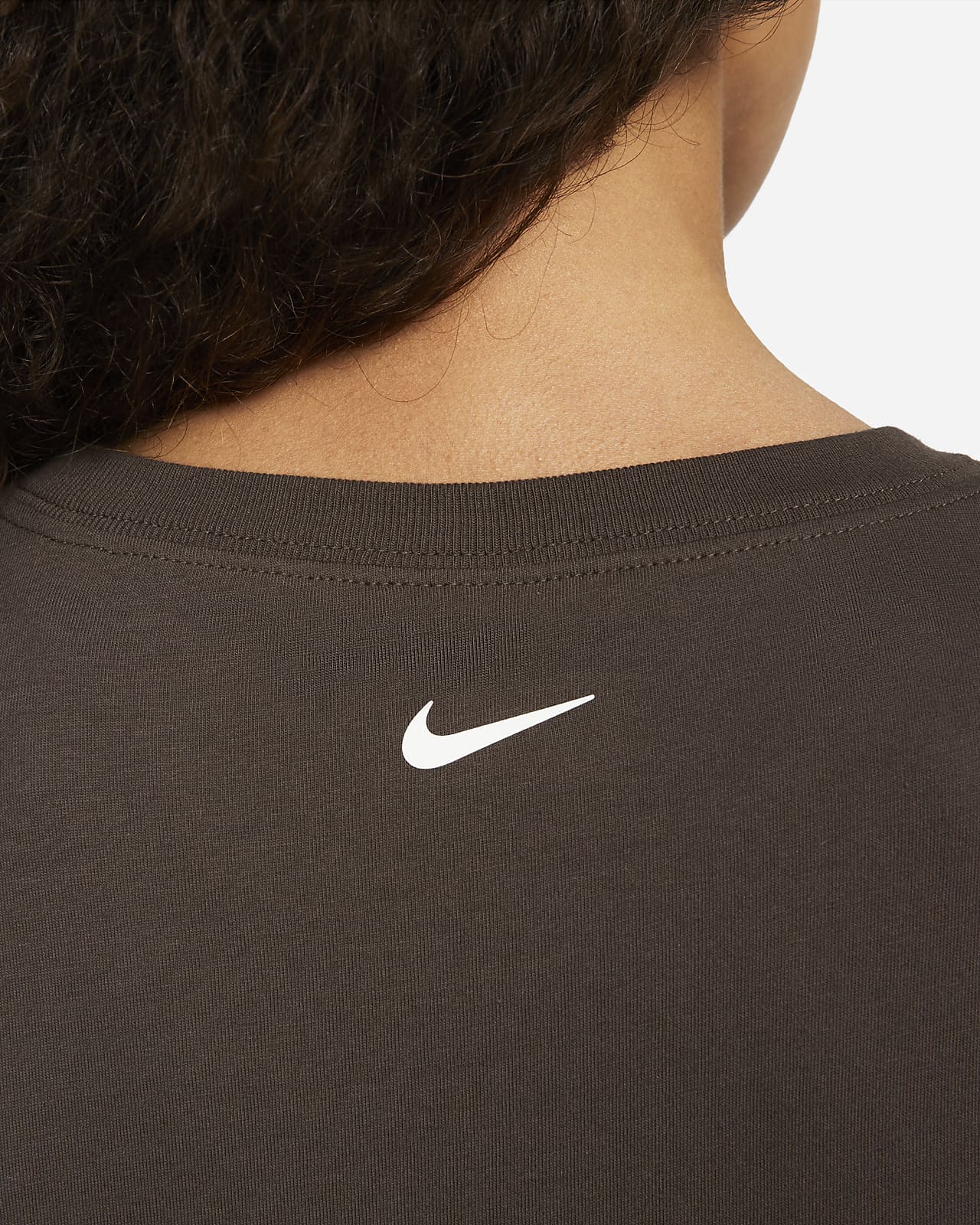 T-SHIRT W NIKE CROP SS TEE PRNT (DO2558-237)
