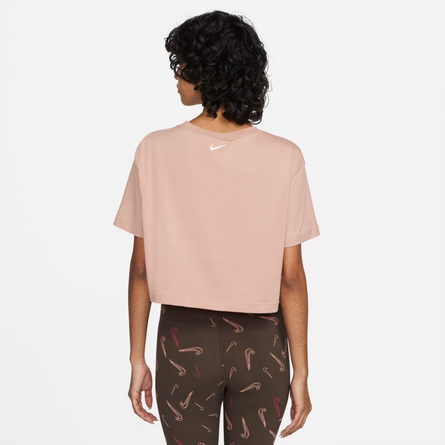 ФУТБОЛКА W NIKE CROP SS TEE PRNT (DO2558-609)