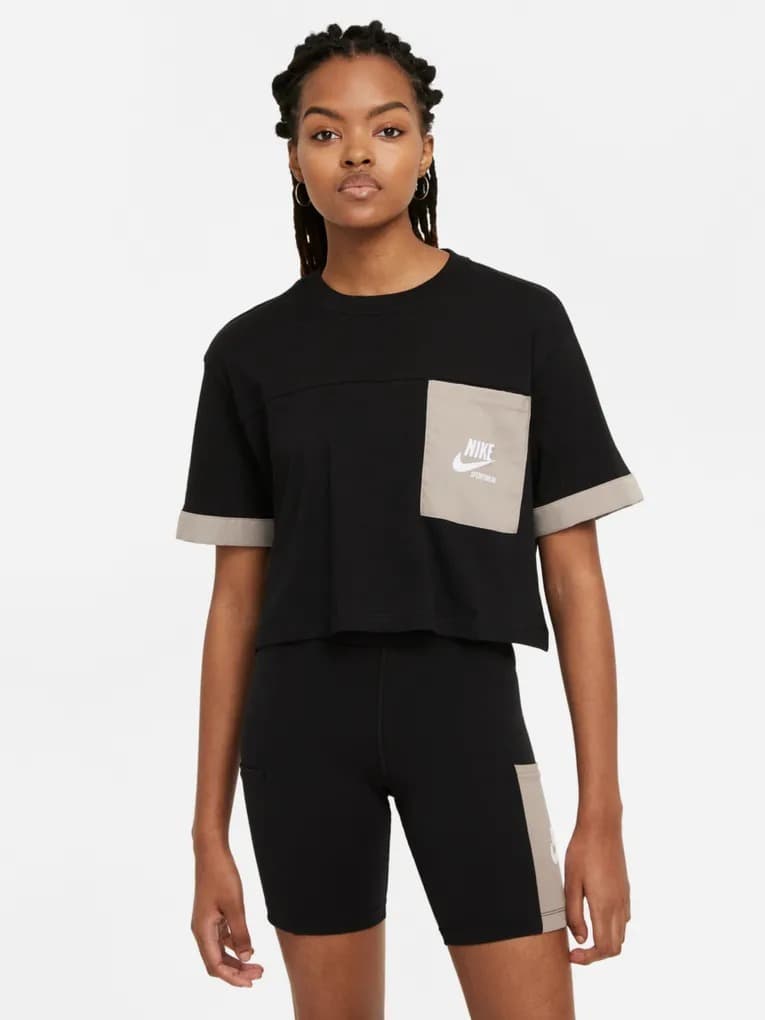 ФУТБОЛКА W NIKE NSW SS TOP HTG (DD5685-010)