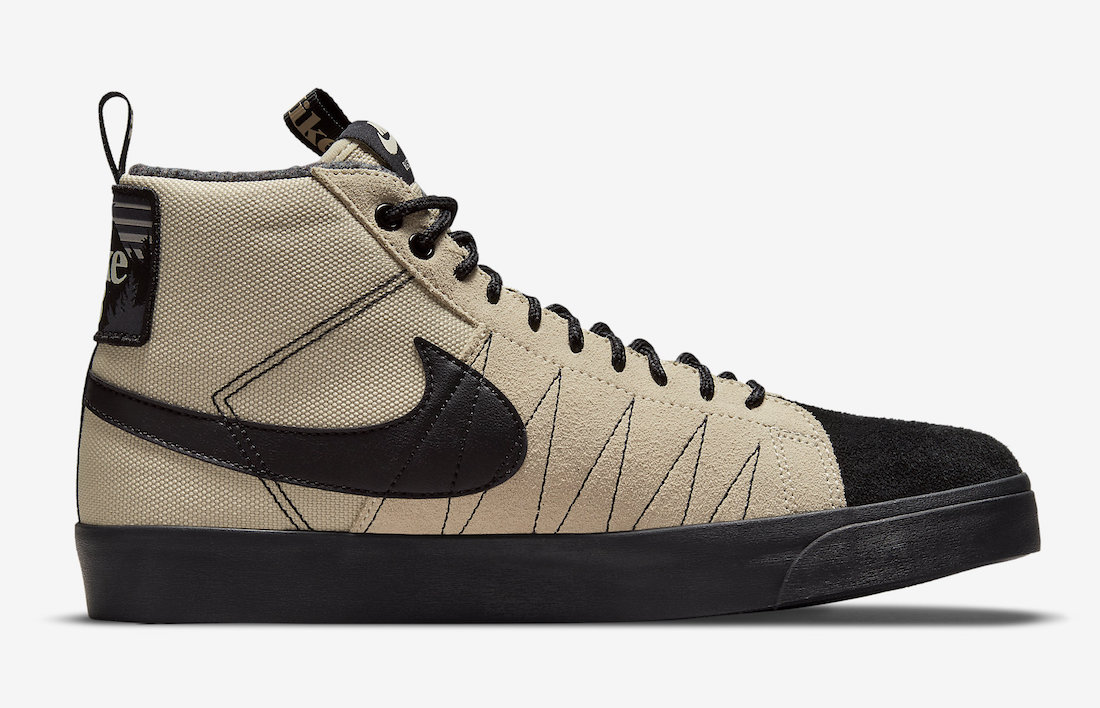 КРОССОВКИ NIKE SB ZOOM BLAZER MID PRM (DC8903-200)