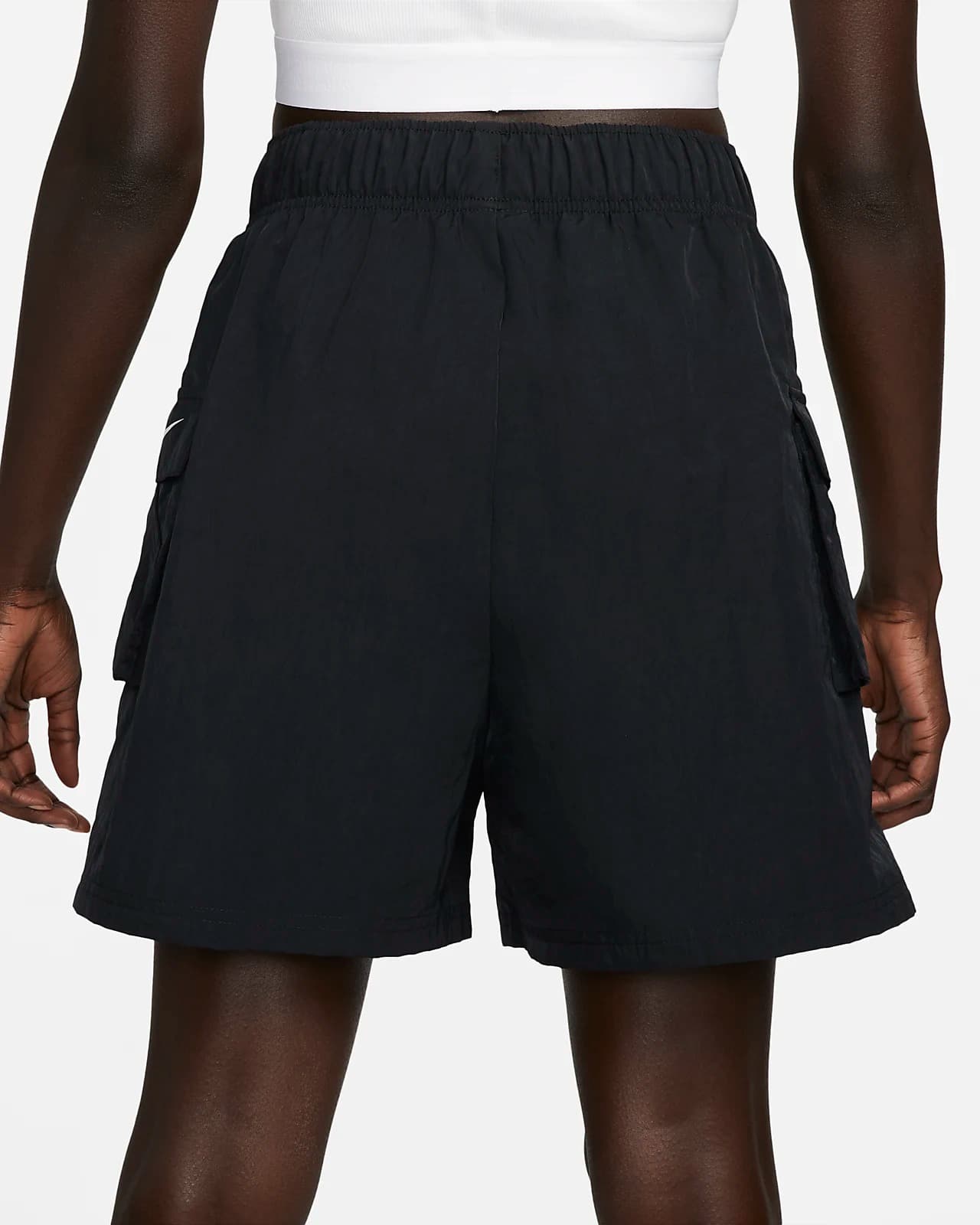 SHORTS NIKE W NSW ESSNTL WVN HR SHORT (DM6247-010)