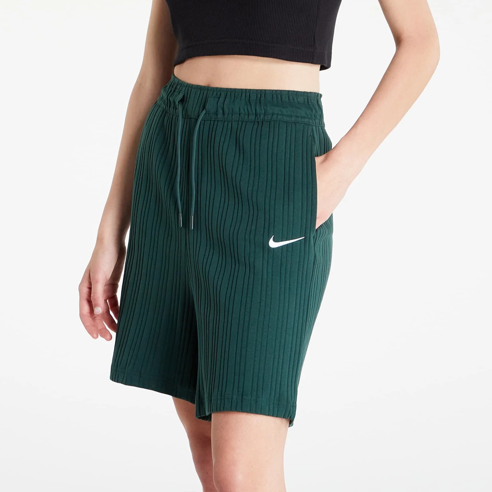 NIKE W NSW JRSY RIB BLLR SHORT (DM6401-397)
