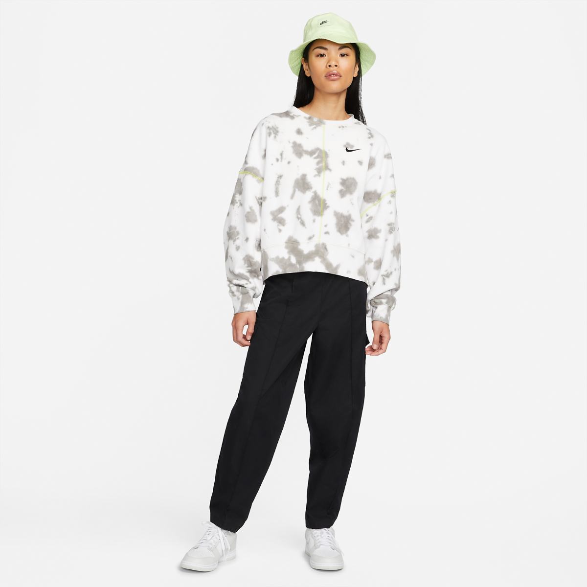 SWEATSHIRT NIKE W NSW FLC TIE DYE CREW (DM6357-029)