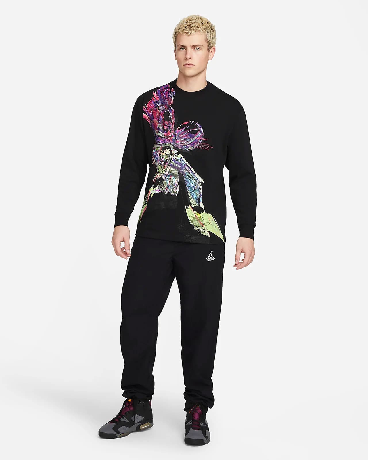 ЛОНГСЛИВ JORDAN M J 23ENG STMT 85 LS CREW (DH8906-010)