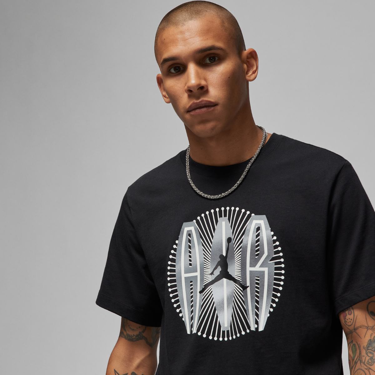 JORDAN M J FLT MVP SS CREW T-SHIRT (DR1411-010)