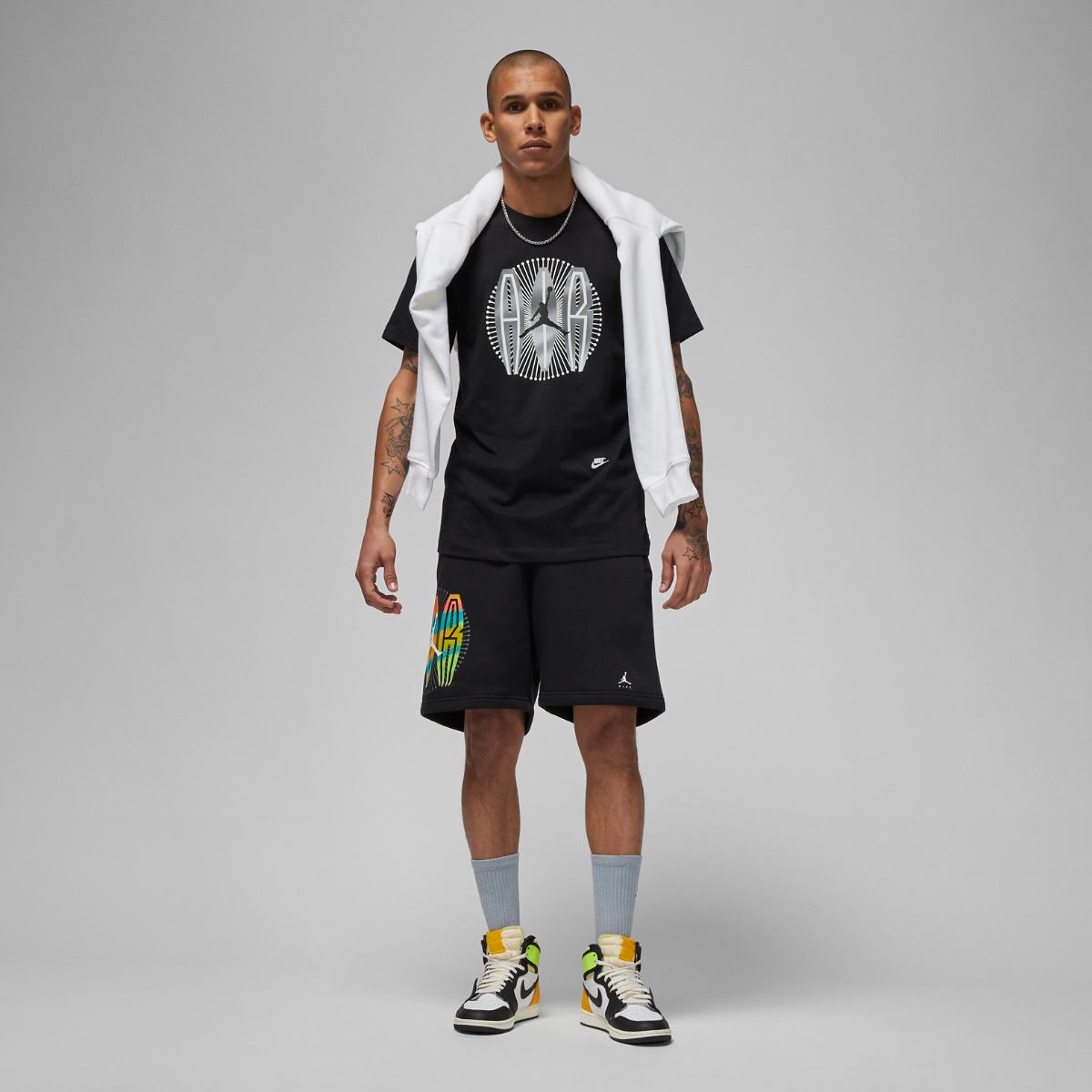 JORDAN M J FLT MVP SS CREW T-SHIRT (DR1411-010)
