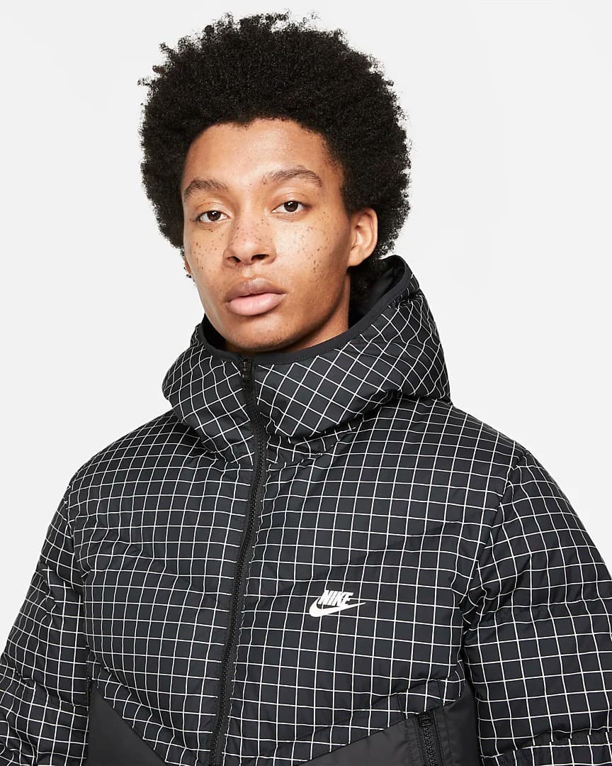 ПУХОВАЯ КУРТКА NIKE M NSW SF WINDRUNNER HD JKT AOP (DD6963-010)