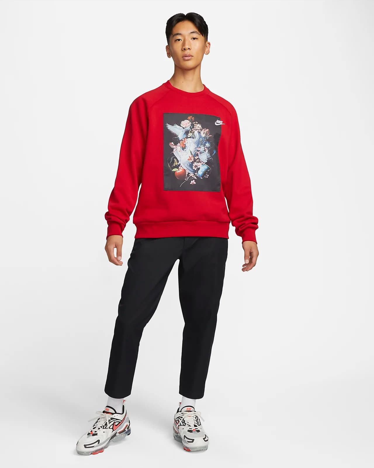 ТОЛСТОВКА NIKE M NSW FLC CREW MASTERPIECE (DD6515-687)
