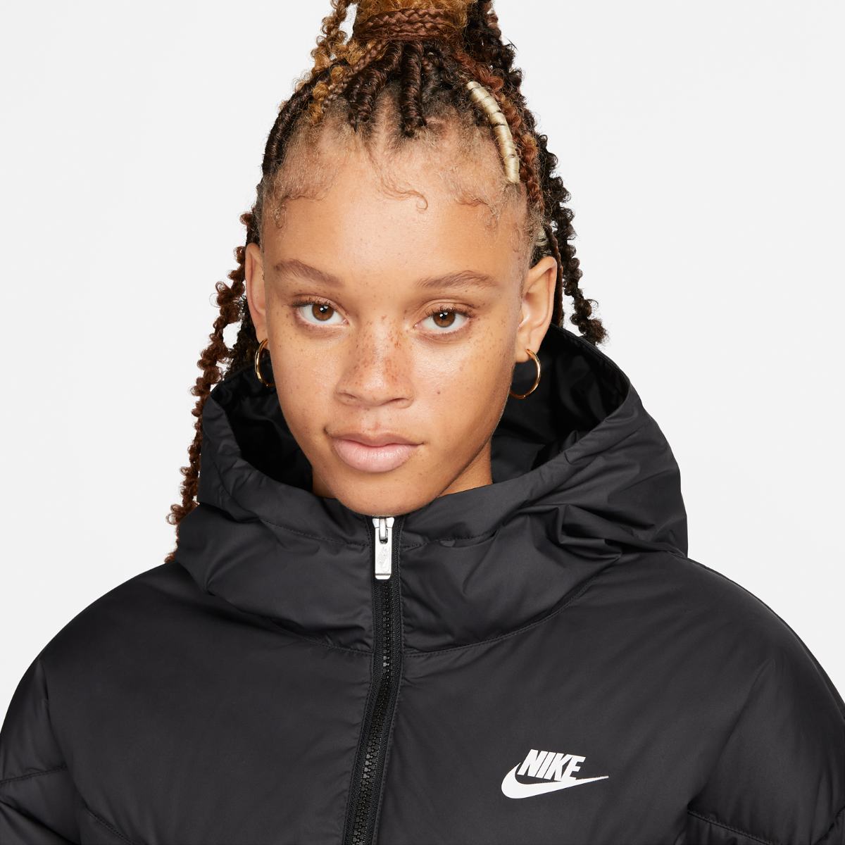 DOWN JACKET NIKE W NSW SF DWN WR HD JKT (DQ5903-010)