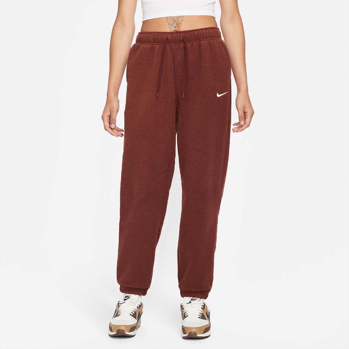 PANTS NIKE W NSW ESSNTL PLSH HR JGGR (DD5110-273)