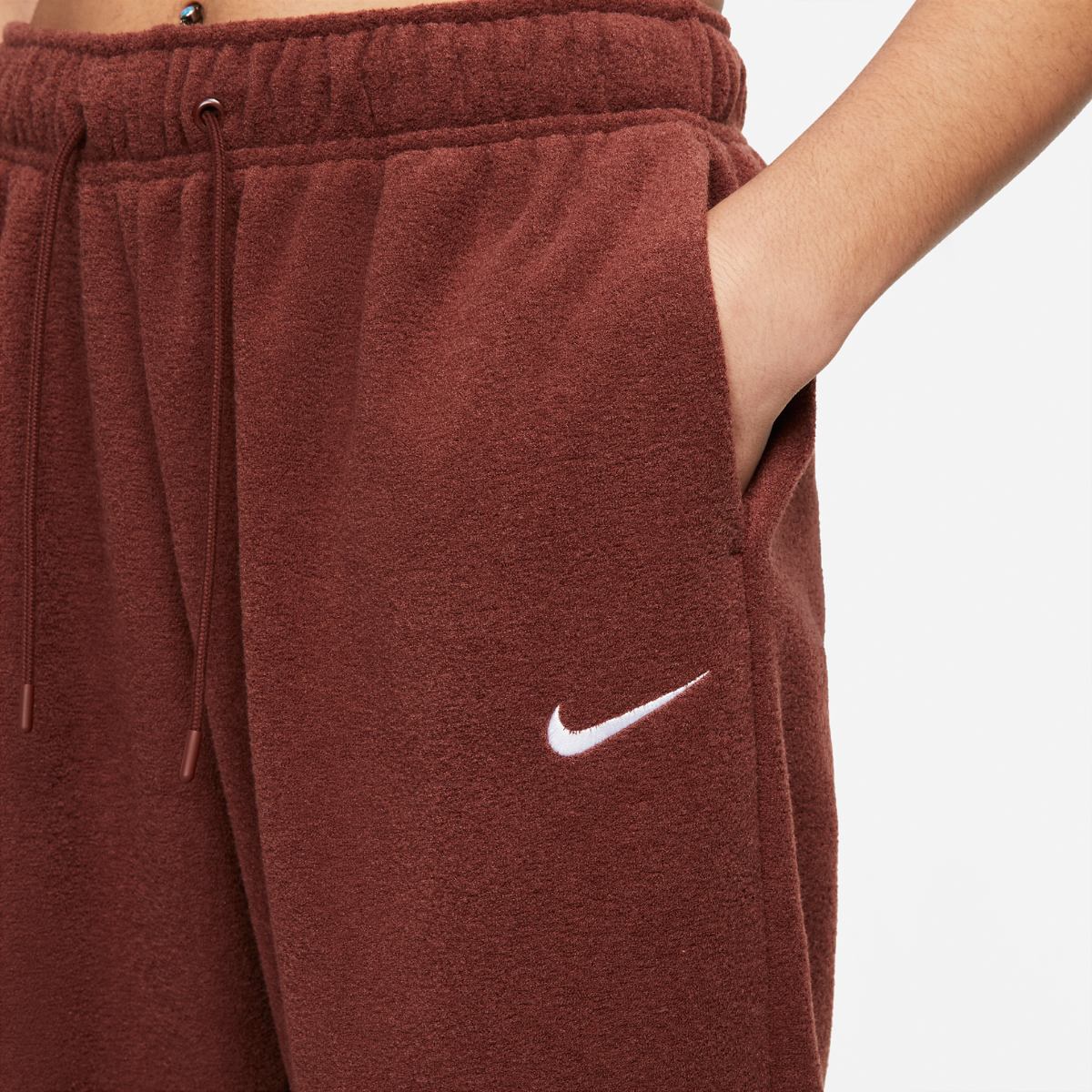 PANTS NIKE W NSW ESSNTL PLSH HR JGGR (DD5110-273)