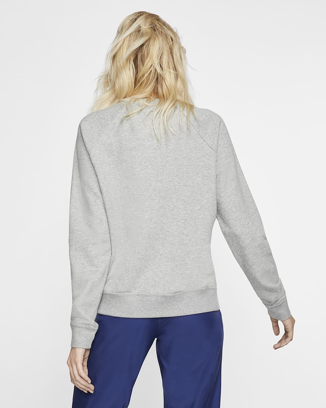 SWEATSHIRT NIKE W NSW ESSNTL FLC CREW (BV4110-063)