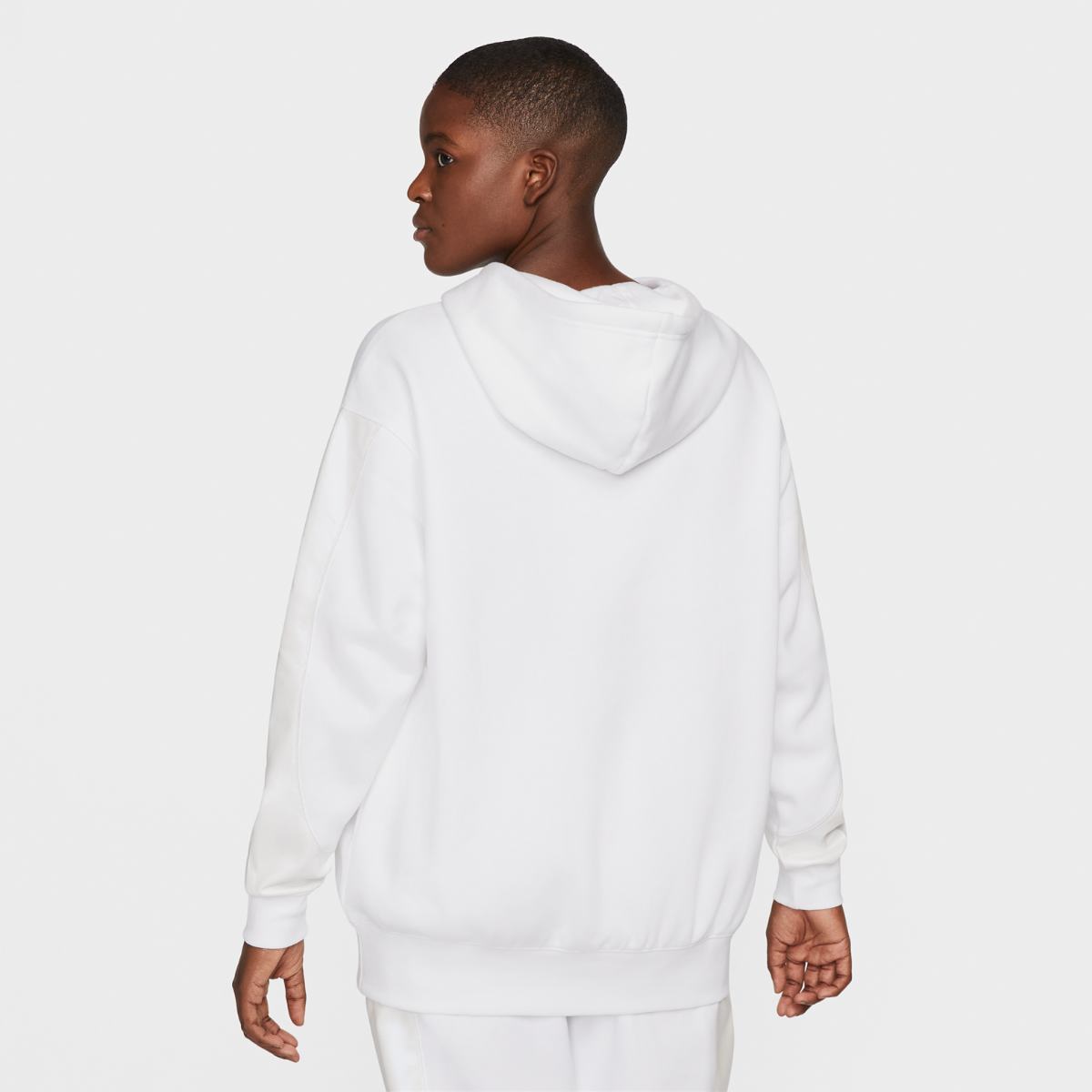 SWEATSHIRT NIKE W NSW FLC GX HOODIE OPAL (DD5133-100)