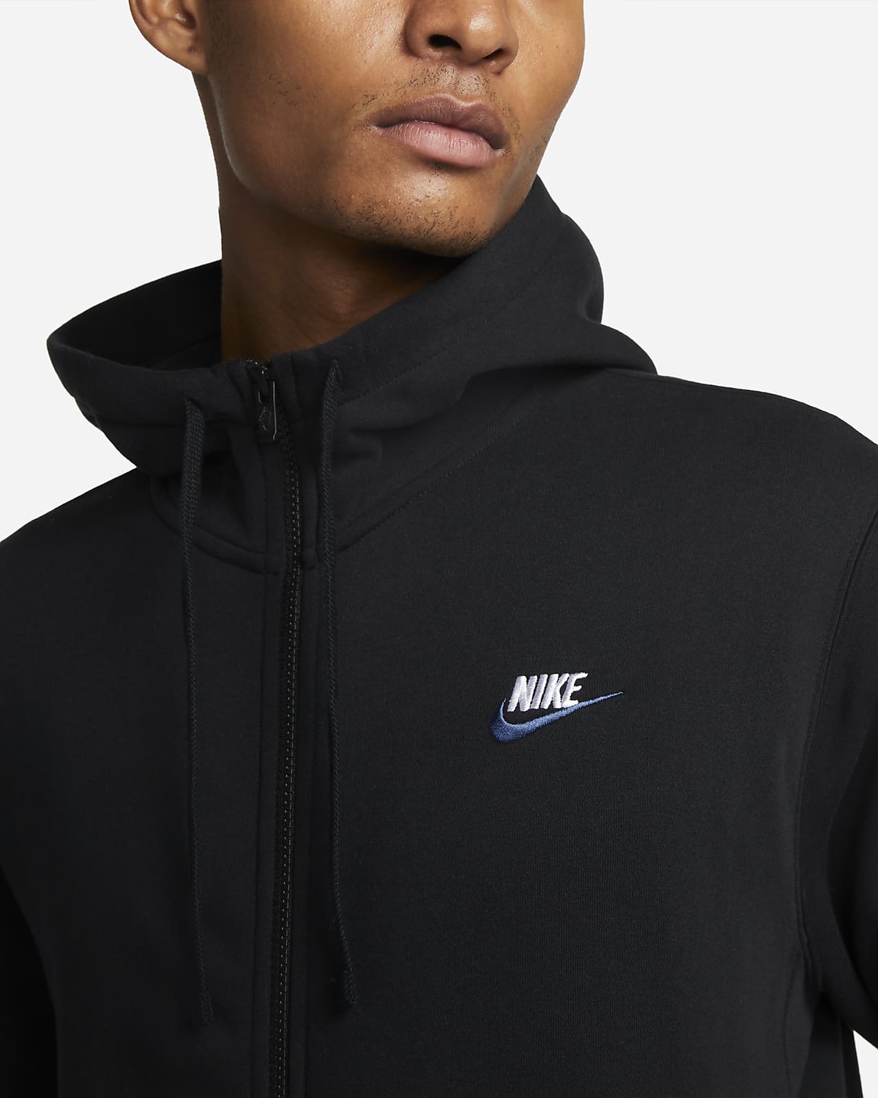 ТОЛСТОВКА NIKE M NSW CLUB DT HOODIE FZ BB (DQ8384-010)
