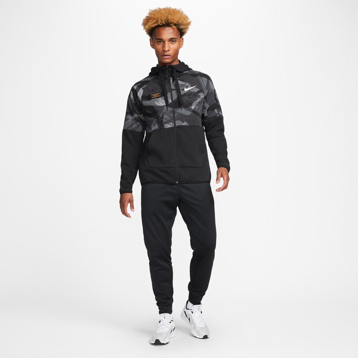 ТОЛСТОВКА NIKE M NK DF FLC HD FZ CAMO (DQ4790-010)