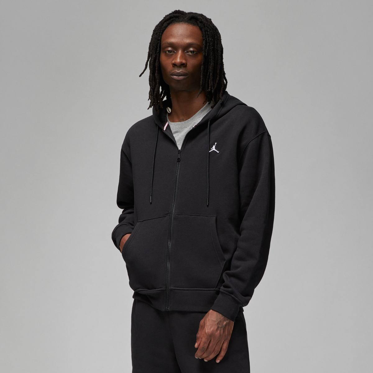 ТОЛСТОВКА JORDAN M J ESS FLC FZ HOODIE (DQ7350-010)