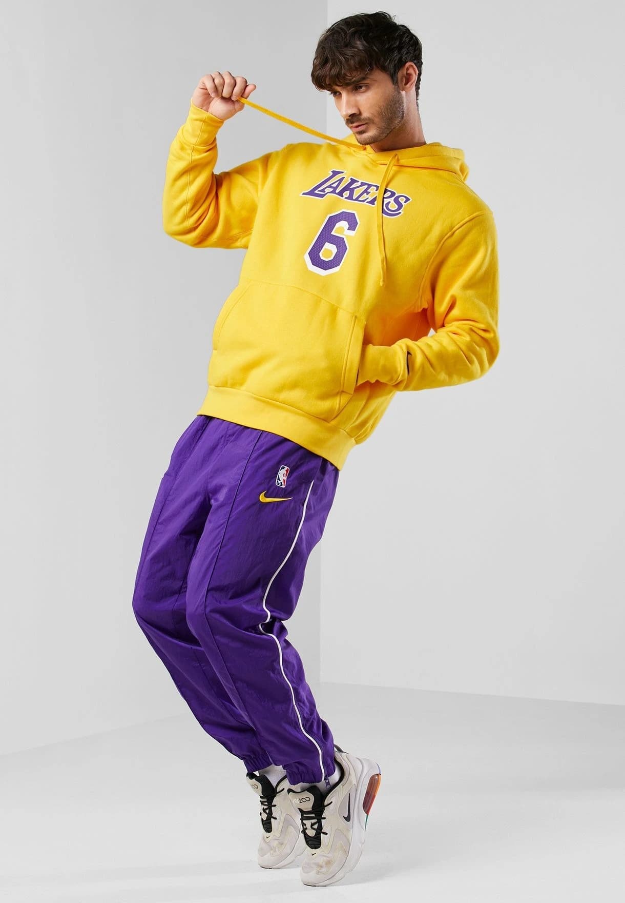 ТОЛСТОВКА NIKE LAL M NK PO FLC ESSNTL N&N (DB1181-728)