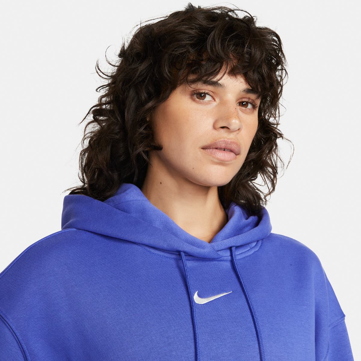 SWEATSHIRT NIKE W NSW PHNX FLC OS PO HOODIE (DQ5860-430)