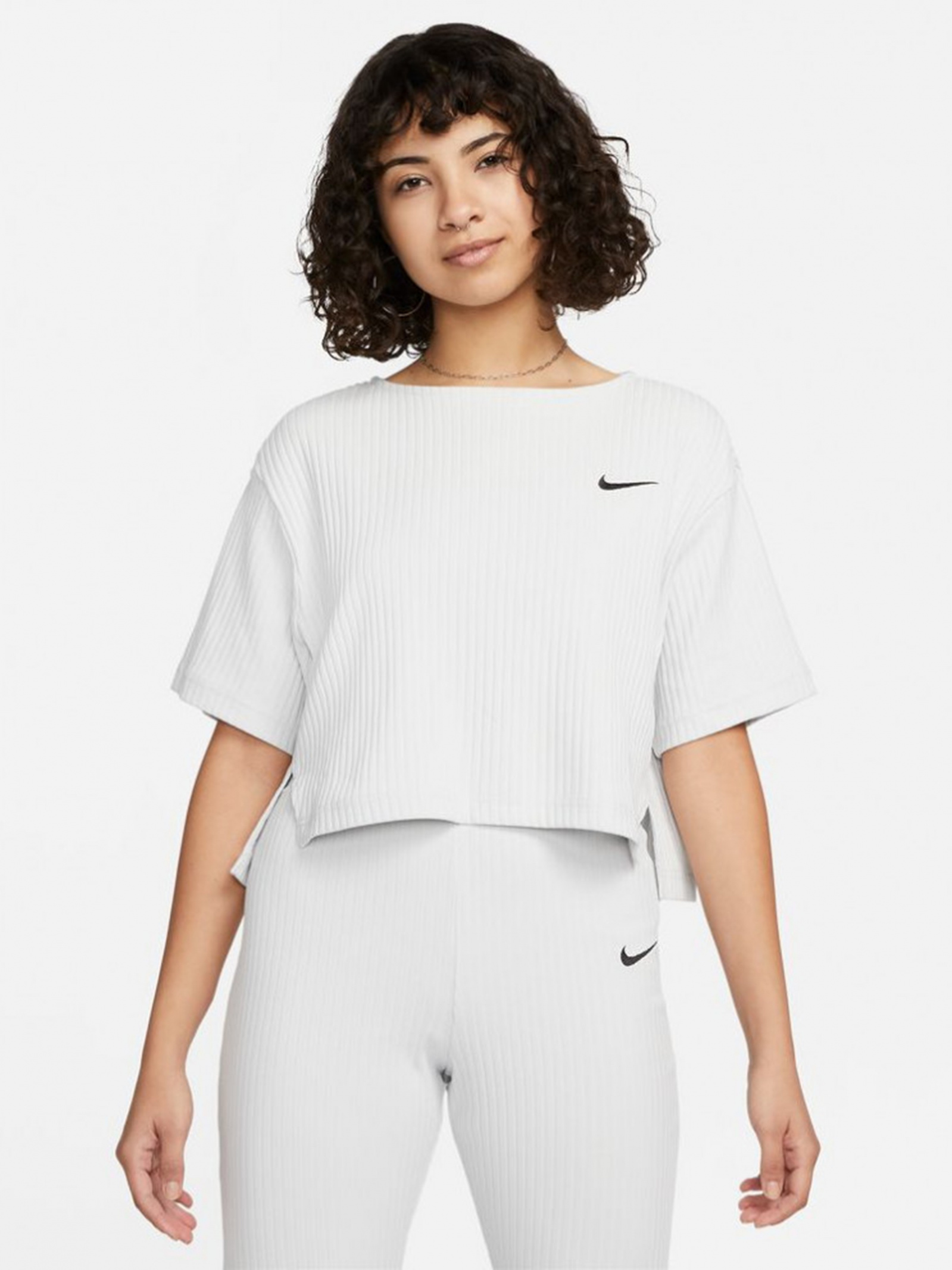 ФУТБОЛКА NIKE W NSW RIB JRSY SS TOP (DV7870-025)