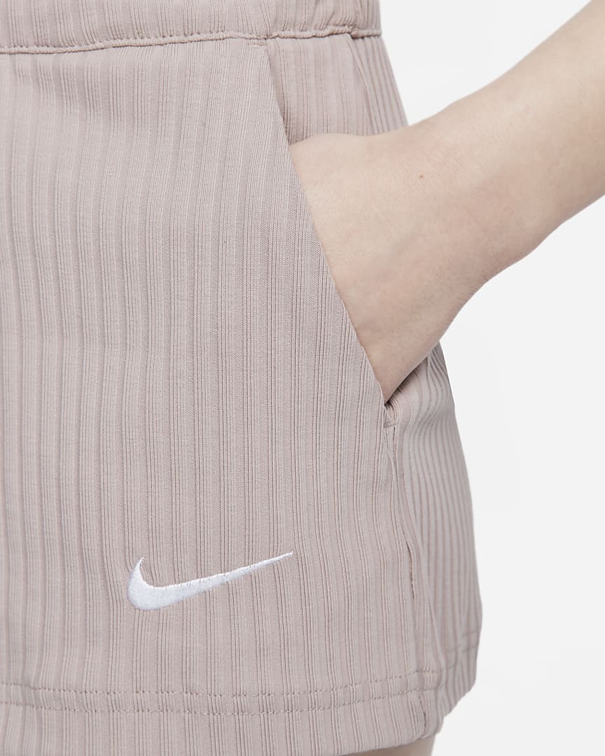 NIKE W NSW RIB JRSY SHORT (DV7862-272)