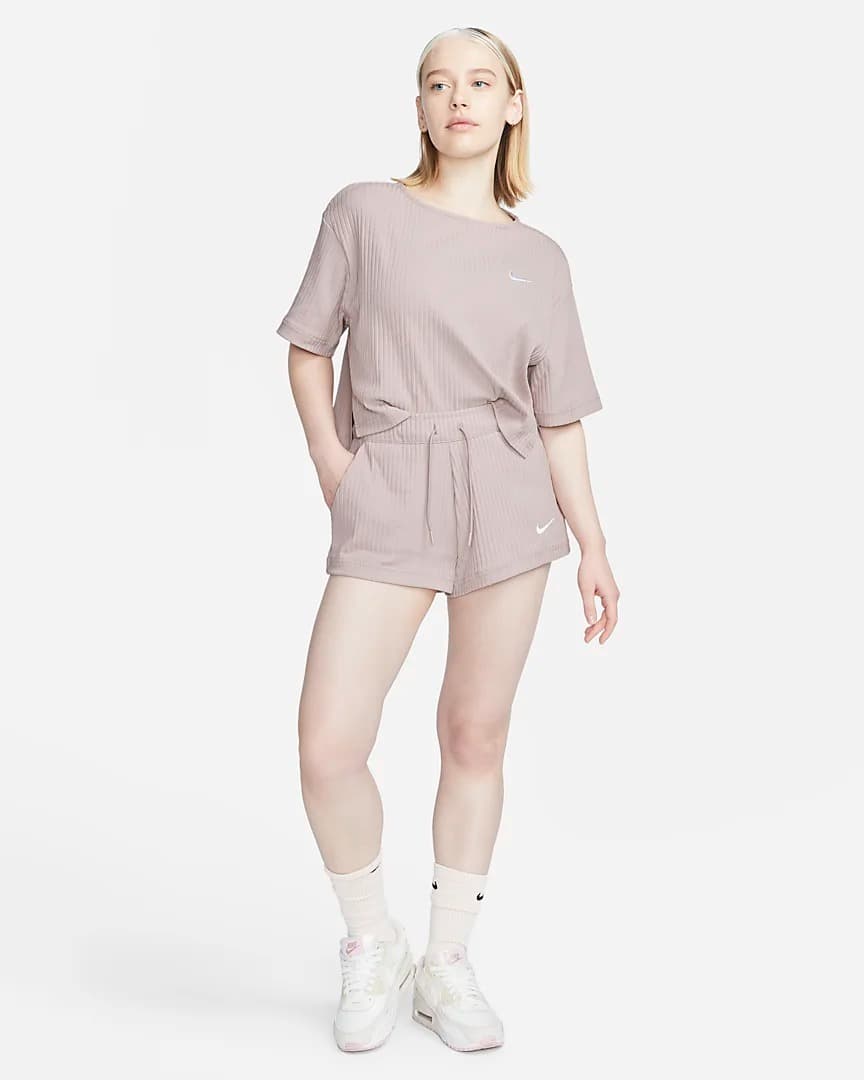 NIKE W NSW RIB JRSY SHORT (DV7862-272)