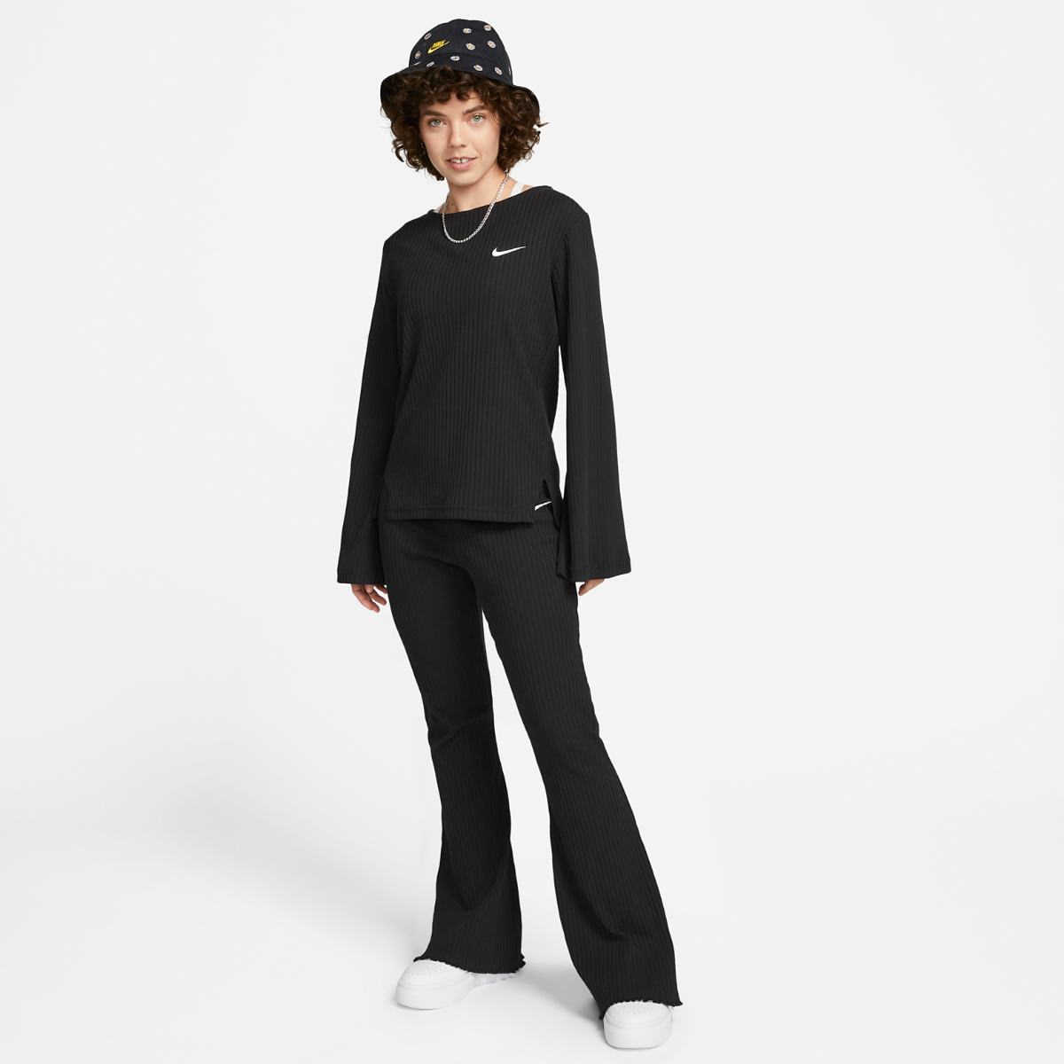 PANTS NIKE W NSW RIB JRSY PANT (DV7868-010)