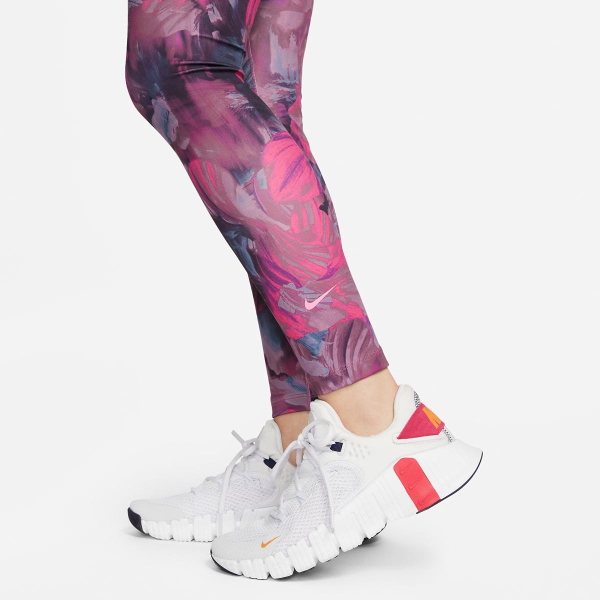 ЛОСИНЫ NIKE W NK ONE DF HR 7/8 TGHT AOP (DV9864-665)