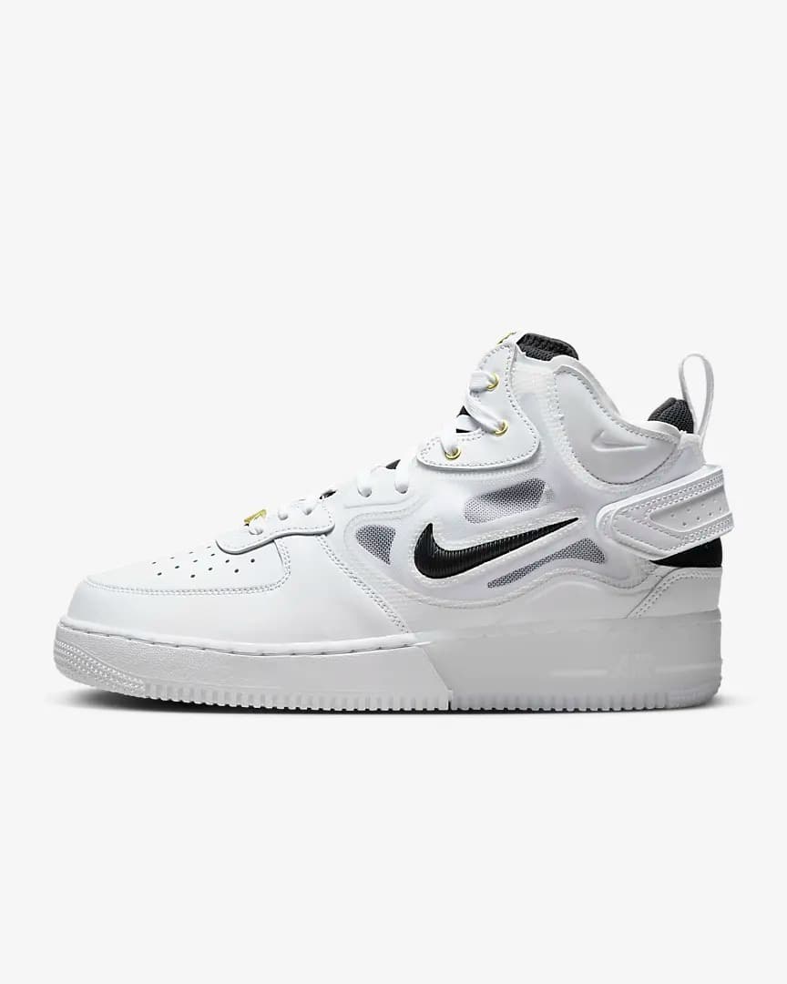 КРОСІВКИ NIKE AIR FORCE 1 MID REACT (DQ7668-100)