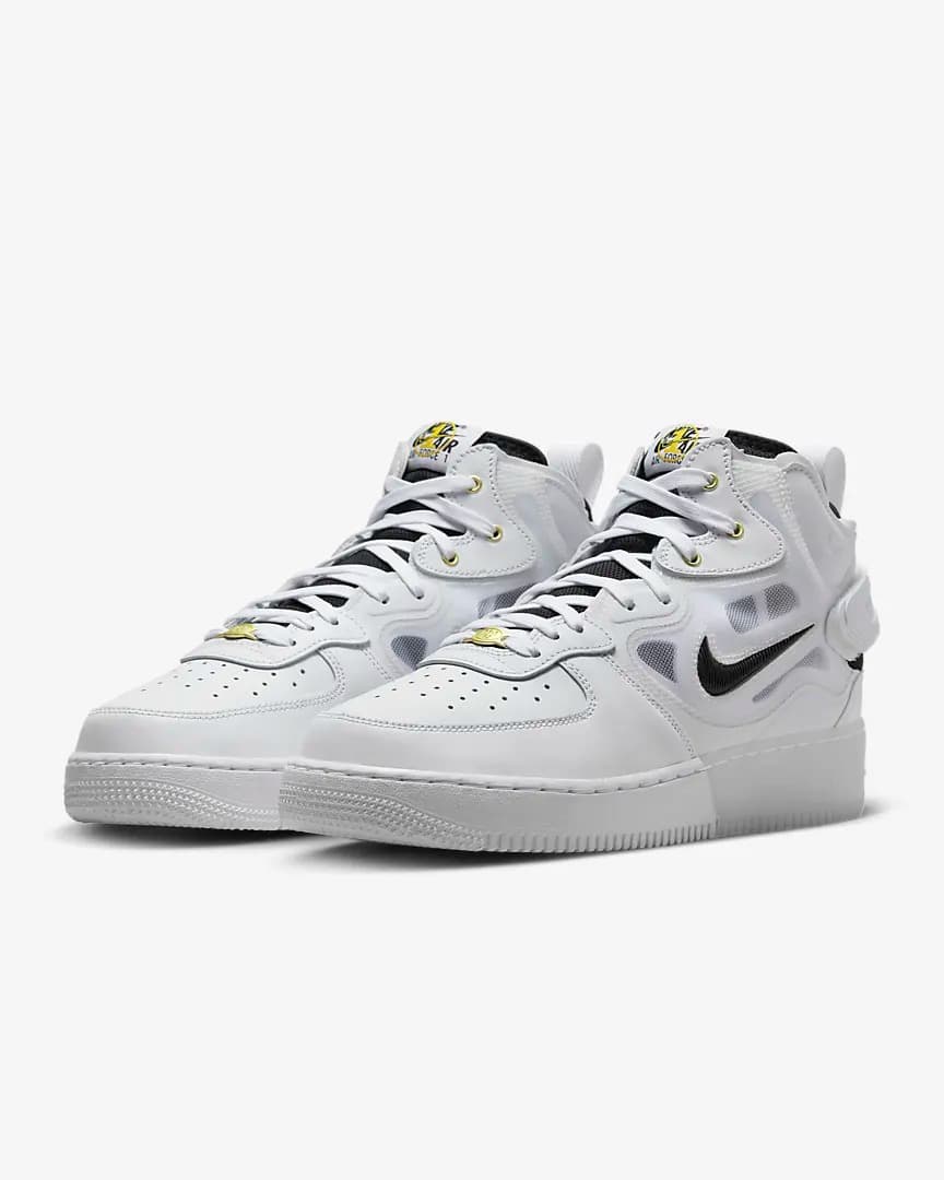 КРОСІВКИ NIKE AIR FORCE 1 MID REACT (DQ7668-100)
