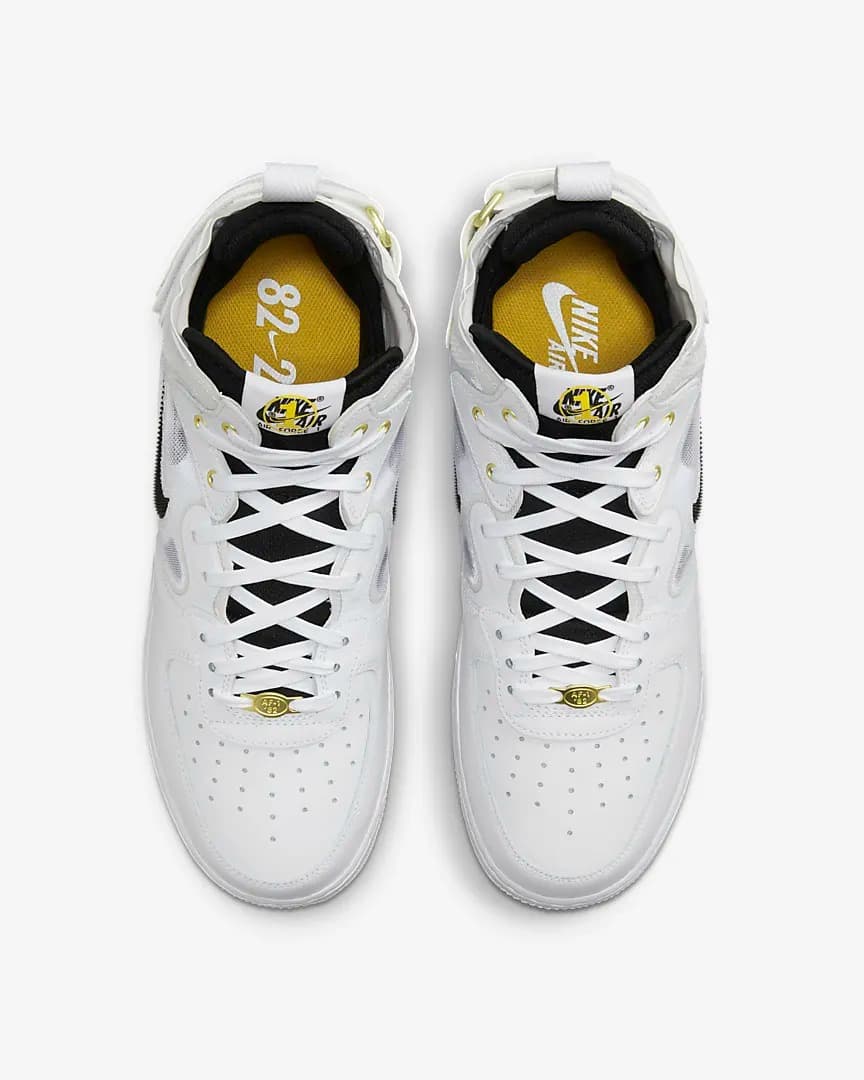 КРОСІВКИ NIKE AIR FORCE 1 MID REACT (DQ7668-100)