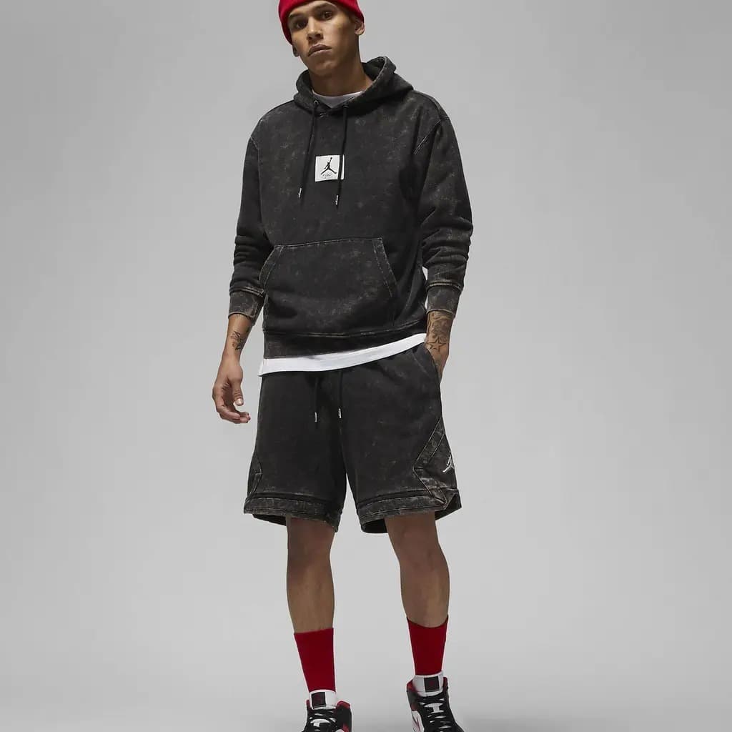 ШОРТИ JORDAN M J ESS STMT WASH FLC SHORT (DR3092-010)